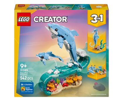 Klocki LEGO® LEGO CREATOR 31385 Zwierzęta morskie: piękny delfin